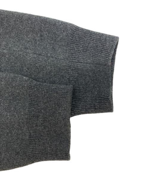 CABAN（キャバン）CABAN (キャバン) コットンカシミヤ クルーネックカーディガン グレー サイズ:Sの古着・服飾アイテム