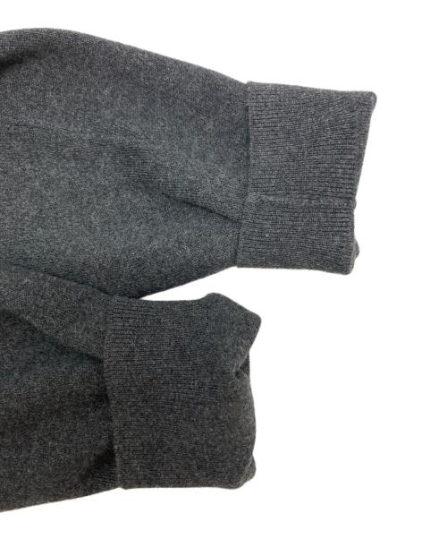 CABAN（キャバン）CABAN (キャバン) コットンカシミヤ クルーネックカーディガン グレー サイズ:Sの古着・服飾アイテム