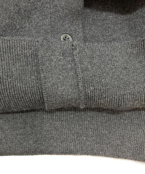 CABAN（キャバン）CABAN (キャバン) コットンカシミヤ クルーネックカーディガン グレー サイズ:Sの古着・服飾アイテム