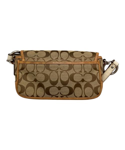 COACH（コーチ）COACH (コーチ) シグネチャーショルダーバッグ ベージュ サイズ:-の古着・服飾アイテム