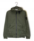 STONE ISLANDストーンアイランド）の古着「ジップパーカー」｜カーキ