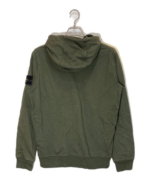 STONE ISLAND（ストーンアイランド）STONE ISLAND (ストーンアイランド) ジップパーカー カーキ サイズ:Sの古着・服飾アイテム