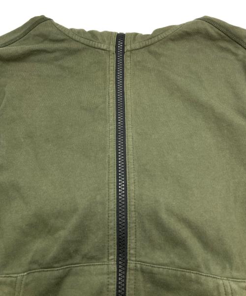 STONE ISLAND（ストーンアイランド）STONE ISLAND (ストーンアイランド) ジップパーカー カーキ サイズ:Sの古着・服飾アイテム