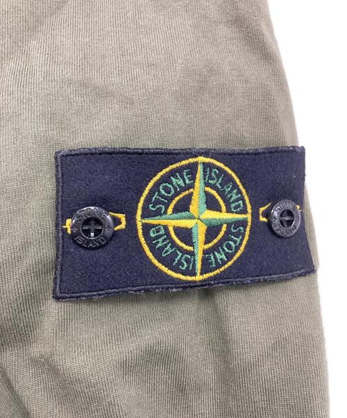 STONE ISLAND（ストーンアイランド）STONE ISLAND (ストーンアイランド) ジップパーカー カーキ サイズ:Sの古着・服飾アイテム