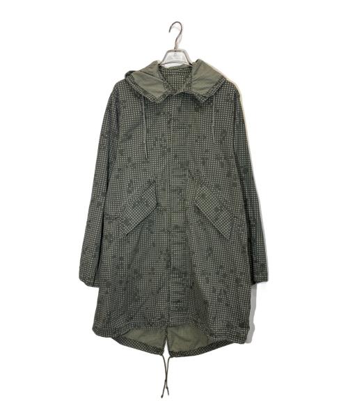 US ARMY（ユーエスアーミー）US ARMY (ユーエスアーミー) night desert camo fishtail hoodie オリーブ サイズ:-の古着・服飾アイテム