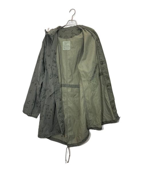 US ARMY（ユーエスアーミー）US ARMY (ユーエスアーミー) night desert camo fishtail hoodie オリーブ サイズ:-の古着・服飾アイテム