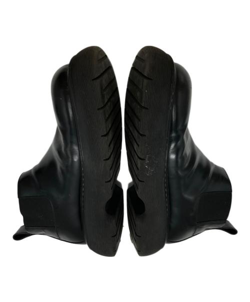 BOTTEGA VENETA（ボッテガベネタ）BOTTEGA VENETA (ボッテガベネタ) ラグ チェルシーアンクルブーツ ブラック サイズ:SIZE 42(約27cm)の古着・服飾アイテム