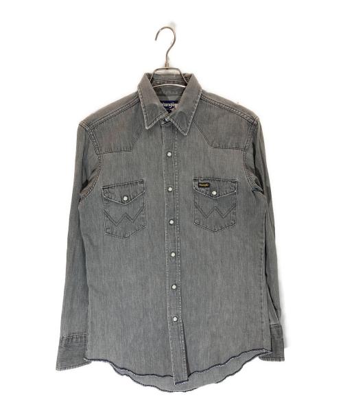 Wrangler（ラングラー）Wrangler (ラングラー) ウエスタンデニムシャツ グレー サイズ:SIZE 15 1/2の古着・服飾アイテム