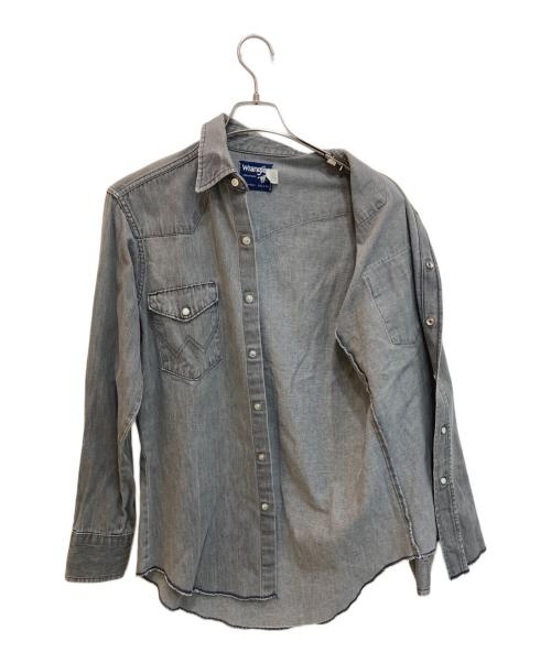 Wrangler（ラングラー）Wrangler (ラングラー) ウエスタンデニムシャツ グレー サイズ:SIZE 15 1/2の古着・服飾アイテム