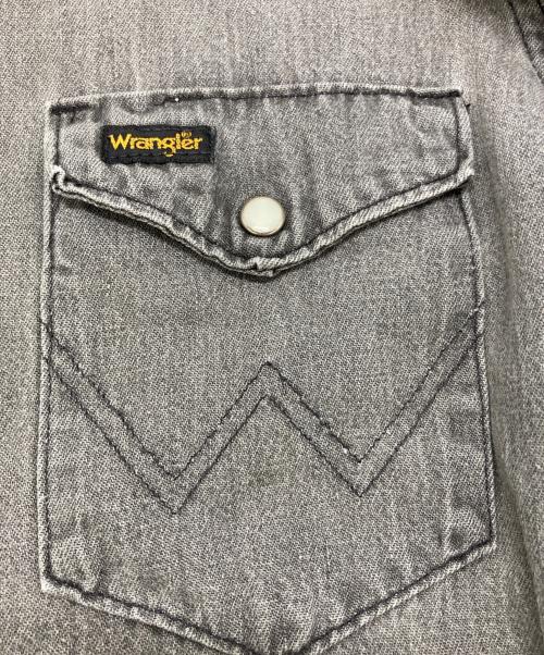 Wrangler（ラングラー）Wrangler (ラングラー) ウエスタンデニムシャツ グレー サイズ:SIZE 15 1/2の古着・服飾アイテム