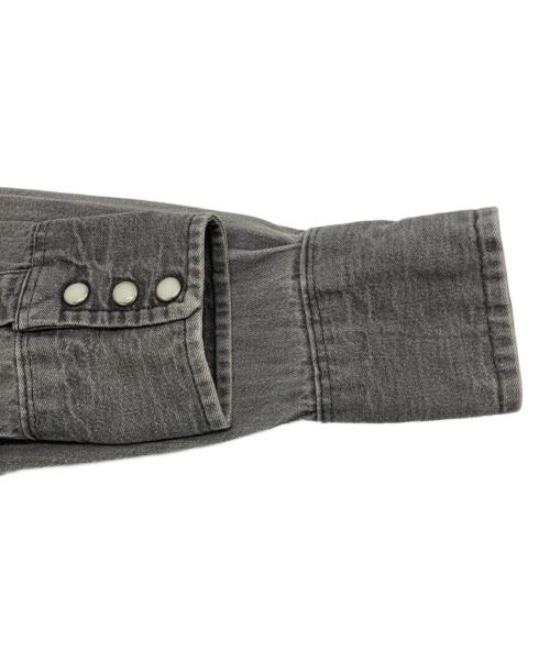 Wrangler（ラングラー）Wrangler (ラングラー) ウエスタンデニムシャツ グレー サイズ:SIZE 15 1/2の古着・服飾アイテム