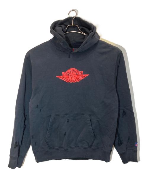 AIR JORDAN（エア ジョーダン）AIR JORDAN (エア ジョーダン) RAIR FLEECE PULLOVER HOODIE ブラック サイズ:Lの古着・服飾アイテム