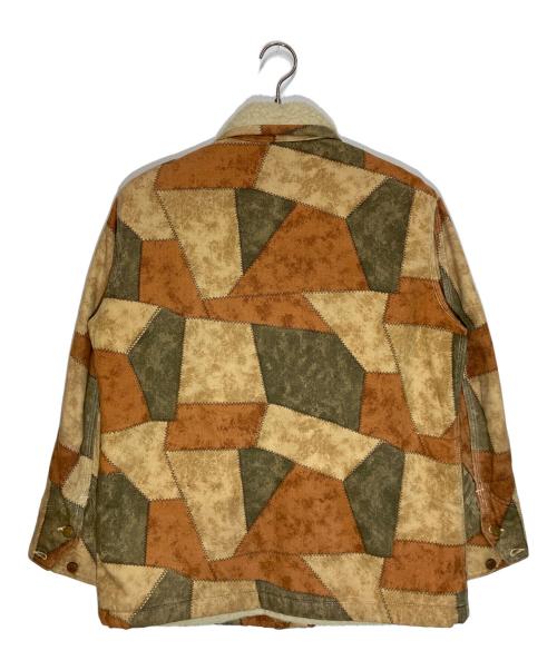 LEE（リー）LEE (リー) Patchwork Printed Cotton Coverall ブラウン×ベージュ サイズ:-の古着・服飾アイテム