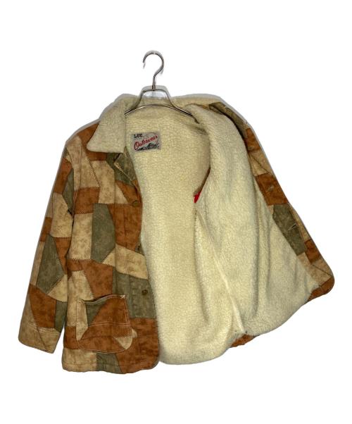 LEE（リー）LEE (リー) Patchwork Printed Cotton Coverall ブラウン×ベージュ サイズ:-の古着・服飾アイテム