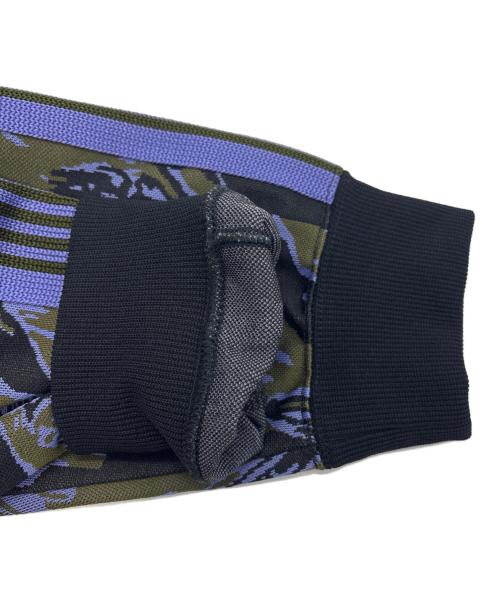 Needles（ニードルズ）Needles (ニードルズ) PURPLE THINGS (パープルシングス) Track Jacket ブラック×ブルー サイズ:Lの古着・服飾アイテム