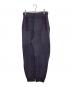 YOKE（ヨーク）の古着「BLOCK CHECKED KNIT PANTS」｜ダスティパープル