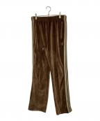 Needlesニードルズ）の古着「Velour Narrow Track Pant」｜ブラウン