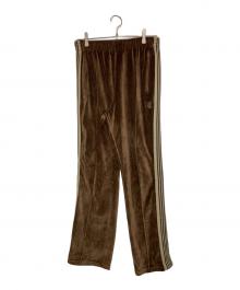 Needles（ニードルズ）の古着「Velour Narrow Track Pant」｜ブラウン