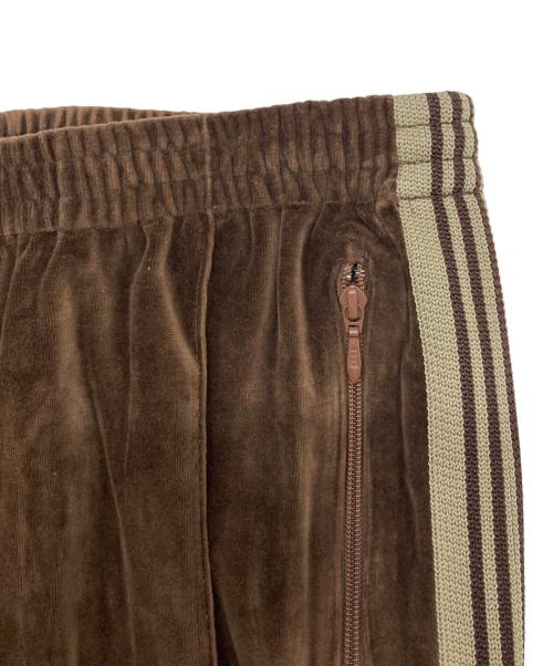 Needles（ニードルズ）Needles (ニードルズ) Velour Narrow Track Pant ブラウン サイズ:SIZE Mの古着・服飾アイテム