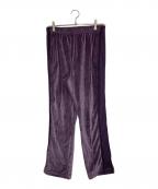 Needlesニードルズ）の古着「C/Pe Velour Narrow Track Pant」｜パープル
