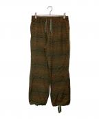 Needlesニードルズ）の古着「総柄ストレートパンツ」｜カーキ