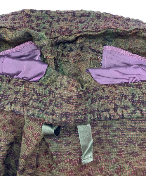 Needles（ニードルズ）Needles (ニードルズ) 総柄ストレートパンツ カーキ サイズ:Ⅿの古着・服飾アイテム