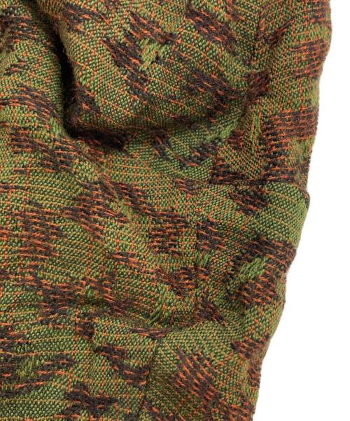 Needles（ニードルズ）Needles (ニードルズ) 総柄ストレートパンツ カーキ サイズ:Ⅿの古着・服飾アイテム