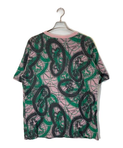Needles（ニードルズ）Needles (ニードルズ) S/S RV T – PAPILLON PILE JQ. / PEACE ピンク サイズ:XLの古着・服飾アイテム