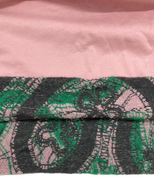 Needles（ニードルズ）Needles (ニードルズ) S/S RV T – PAPILLON PILE JQ. / PEACE ピンク サイズ:XLの古着・服飾アイテム