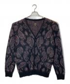 Needlesニードルズ）の古着「Paysley Mohair Cardigan」｜パープル×ブラック