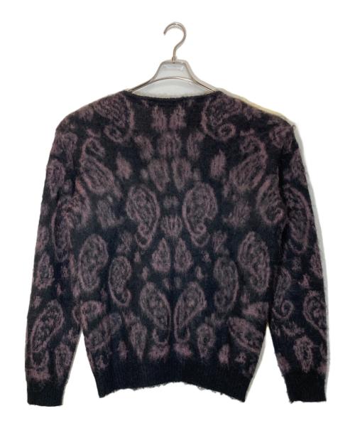 Needles（ニードルズ）Needles (ニードルズ) Paysley Mohair Cardigan パープル×ブラック サイズ:Ⅿの古着・服飾アイテム
