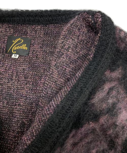 Needles（ニードルズ）Needles (ニードルズ) Paysley Mohair Cardigan パープル×ブラック サイズ:Ⅿの古着・服飾アイテム