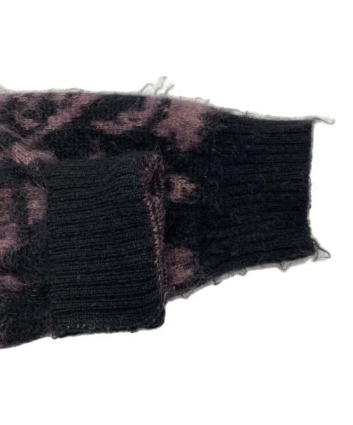 Needles（ニードルズ）Needles (ニードルズ) Paysley Mohair Cardigan パープル×ブラック サイズ:Ⅿの古着・服飾アイテム