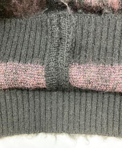 Needles（ニードルズ）Needles (ニードルズ) Paysley Mohair Cardigan パープル×ブラック サイズ:Ⅿの古着・服飾アイテム
