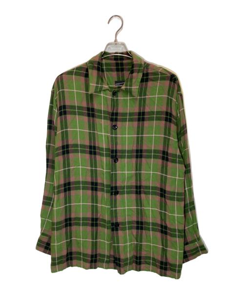 LAD MUSICIAN（ラッドミュージシャン）LAD MUSICIAN (ラッドミュージシャン) MODAL PUNK CHECKチェックシャツ グリーン サイズ:42の古着・服飾アイテム