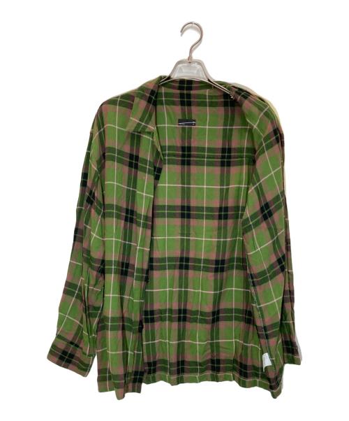 LAD MUSICIAN（ラッドミュージシャン）LAD MUSICIAN (ラッドミュージシャン) MODAL PUNK CHECKチェックシャツ グリーン サイズ:42の古着・服飾アイテム