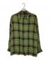 LAD MUSICIAN（ラッドミュージシャン）の古着「MODAL PUNK CHECKチェックシャツ」｜グリーン