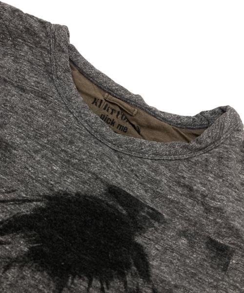 Hysteric Glamour（ヒステリックグラマー）Hysteric Glamour (ヒステリックグラマー) リバーシブルカットソー グレー サイズ:Ⅿの古着・服飾アイテム