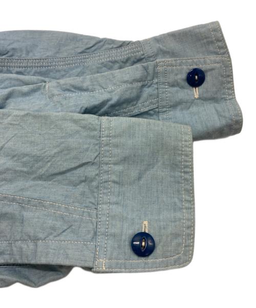 Pherrow's（フェローズ）Pherrow's (フェローズ) 刺繍シャンブレーシャツ ブルー サイズ:SIZE 16 1/2の古着・服飾アイテム