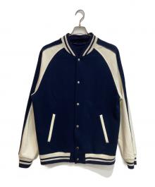 SOPHNET.（ソフネット）の古着「ACRYLIC WOOL STADIUM JACKET」｜ネイビー
