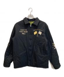 BEAMS×TAILOR 東洋（ビームス×テーラー東洋）の古着「リバーシブルベトジャン」｜ブラック×カーキ
