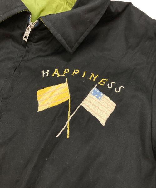 BEAMS（ビームス）BEAMS (ビームス) TAILOR 東洋 (テーラー東洋) リバーシブルベトジャン ブラック×カーキ サイズ:Lの古着・服飾アイテム