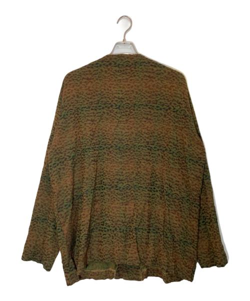 Needles（ニードルズ）Needles (ニードルズ) 総柄ジャケット カーキ×ブラウン サイズ:Lの古着・服飾アイテム