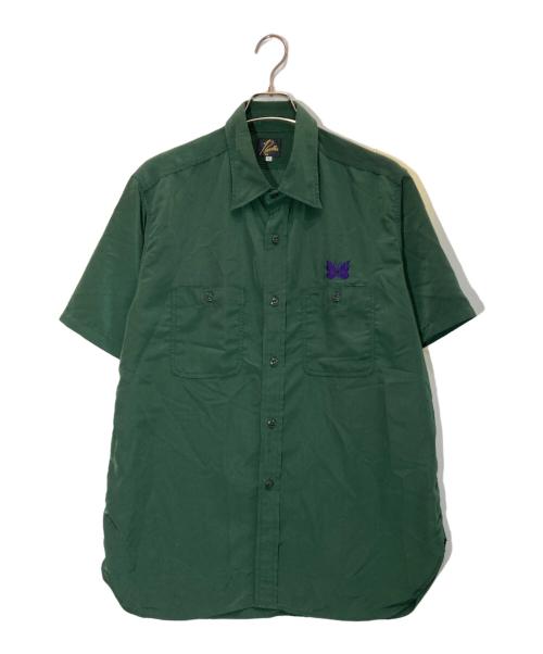 Needles（ニードルズ）Needles (ニードルズ) WORK SHIRT POLY CLOTH グリーン サイズ:Lの古着・服飾アイテム
