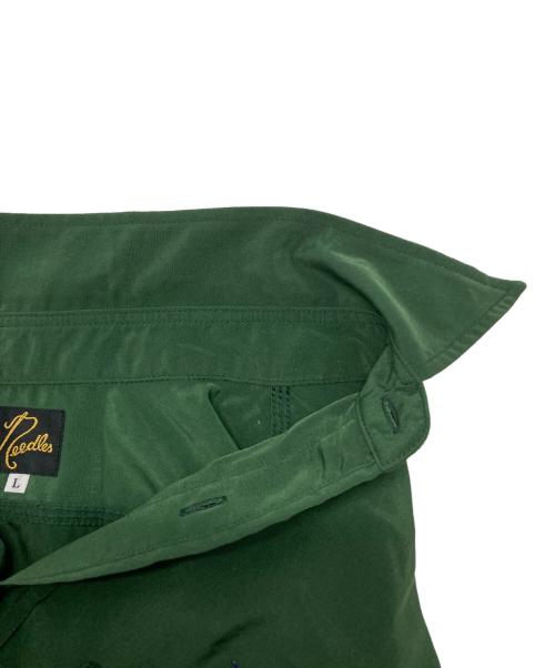 Needles（ニードルズ）Needles (ニードルズ) WORK SHIRT POLY CLOTH グリーン サイズ:Lの古着・服飾アイテム