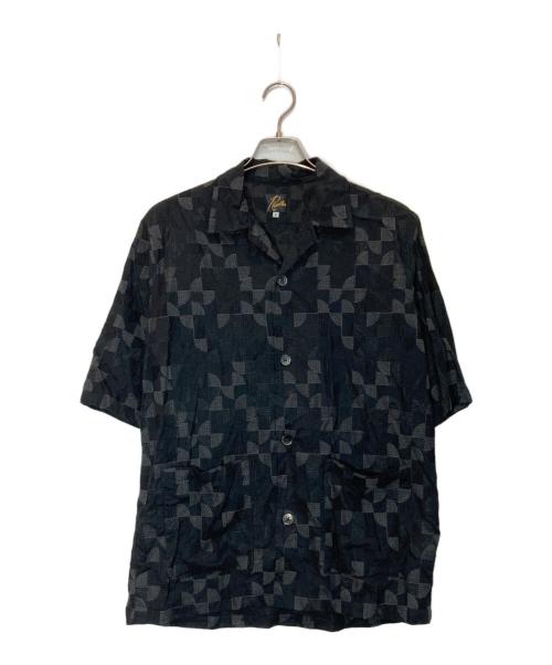 Needles（ニードルズ）Needles (ニードルズ) Cabana Shirt-Circle Emb ブラック サイズ:Lの古着・服飾アイテム