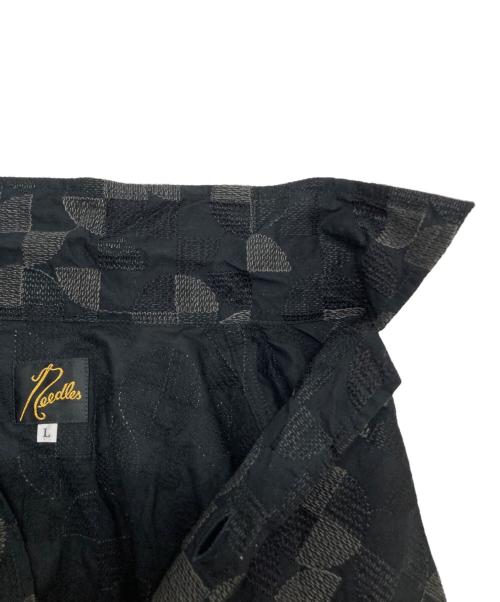 Needles（ニードルズ）Needles (ニードルズ) Cabana Shirt-Circle Emb ブラック サイズ:Lの古着・服飾アイテム