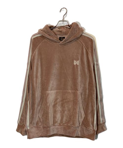 Needles（ニードルズ）Needles (ニードルズ) Track Hoody - C/Pe Velour ベージュ サイズ:Lの古着・服飾アイテム