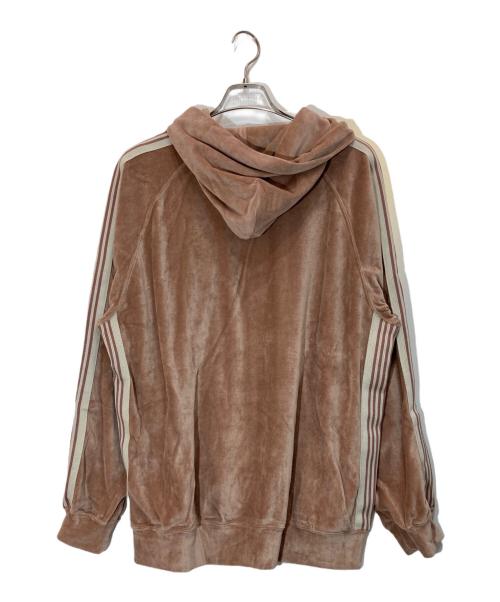 Needles（ニードルズ）Needles (ニードルズ) Track Hoody - C/Pe Velour ベージュ サイズ:Lの古着・服飾アイテム