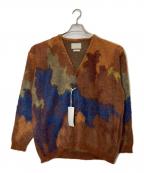 YOKEヨーク）の古着「STILL JACQUARD CARDIGAN」｜ブラウン